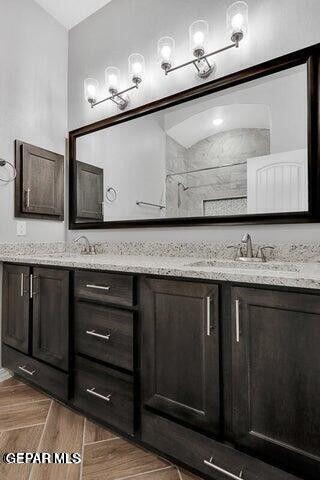 3857 Bubble Pl, El Paso, TX 79938 - full bathroom with double vanity
