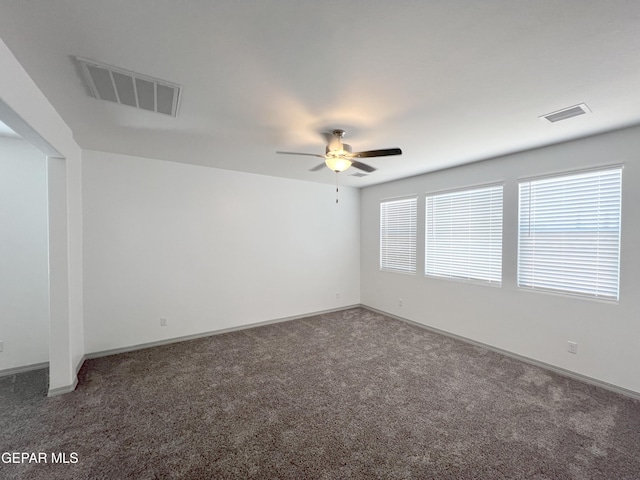 14916 Concept Ct, El Paso, TX 79938 - unfurnished room with carpet, a ceiling fan, and baseboards