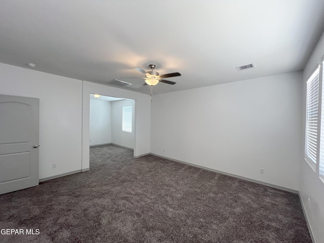 14916 Concept Ct, El Paso, TX 79938 - carpeted empty room featuring ceiling fan and baseboards
