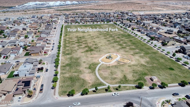 drone / aerial view featuring a residential view