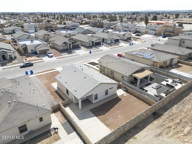 birds eye view of property featuring a residential view