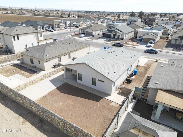 bird's eye view featuring a residential view