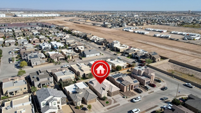 birds eye view of property featuring a residential view