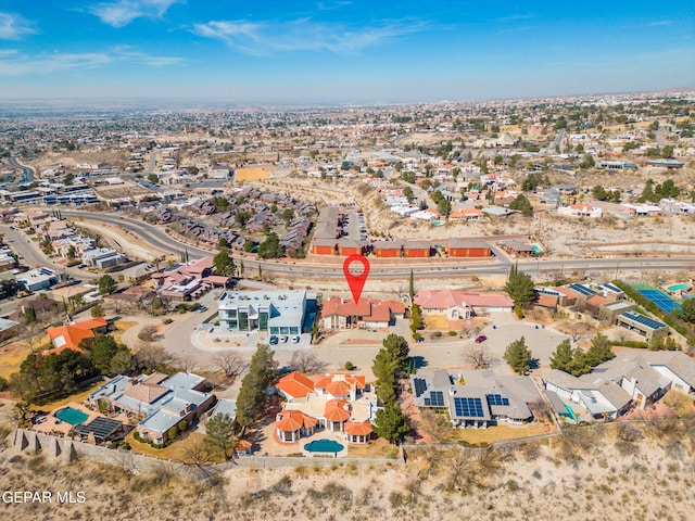425 Golden Springs Dr, El Paso, TX 79912 - drone / aerial view featuring a residential view