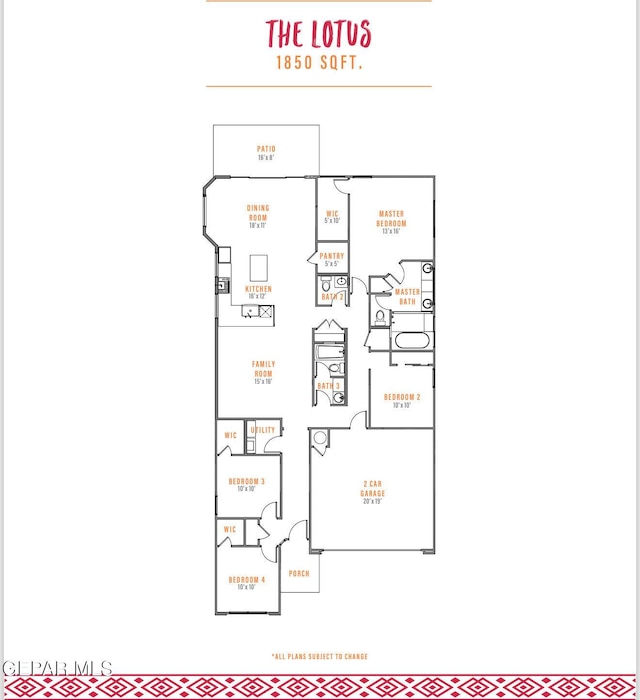 3889 Surmise St, El Paso, TX 79938 - view of room layout