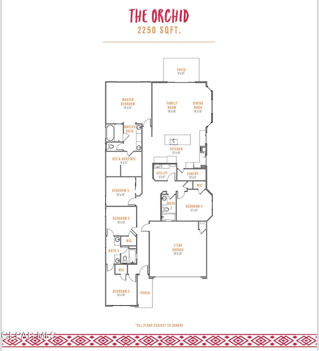 3853 Surmise St, El Paso, TX 79938 - view of home floor plan