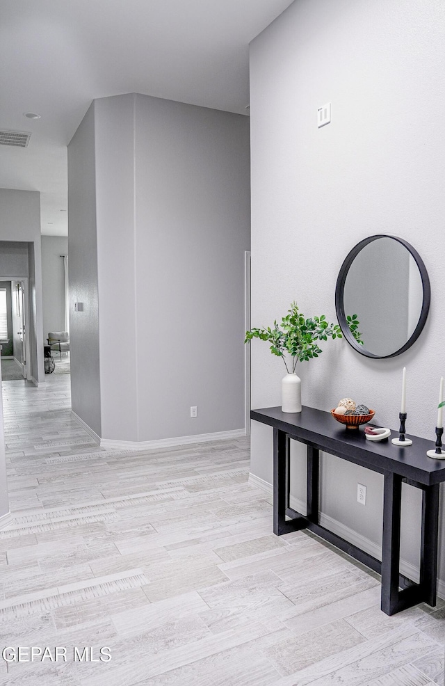 3853 Surmise St, El Paso, TX 79938 - corridor with light wood-style floors and baseboards
