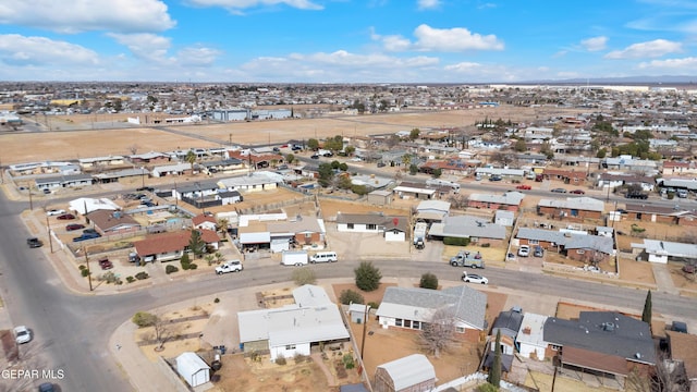 bird's eye view featuring a residential view