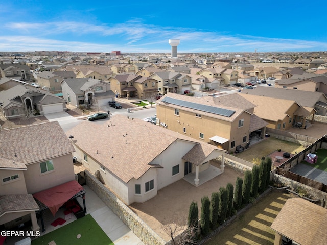 birds eye view of property featuring a residential view