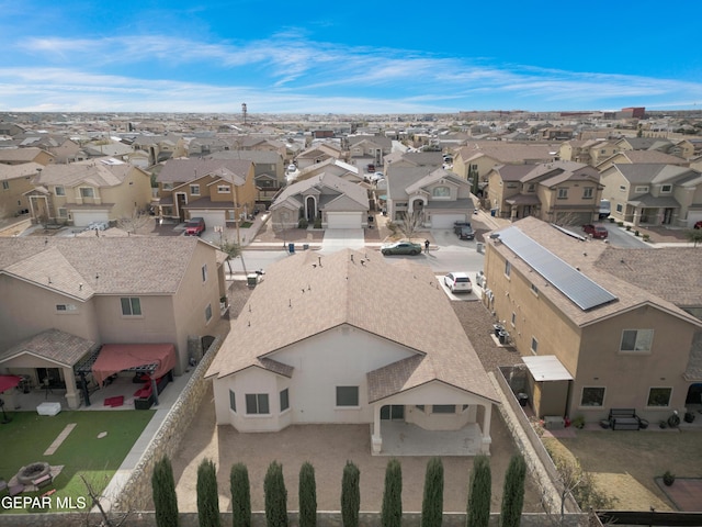 birds eye view of property featuring a residential view