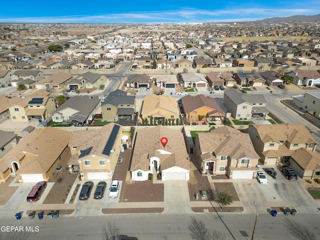 birds eye view of property featuring a residential view