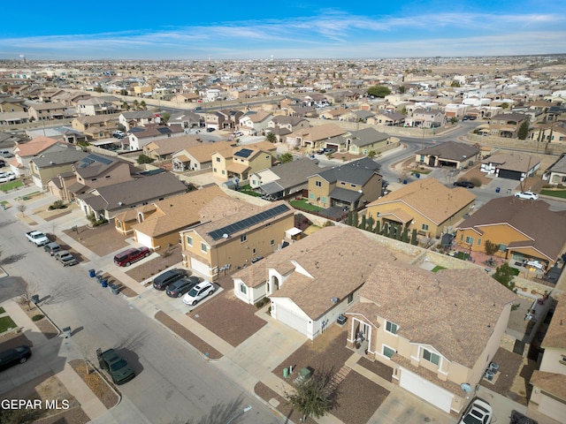 drone / aerial view featuring a residential view