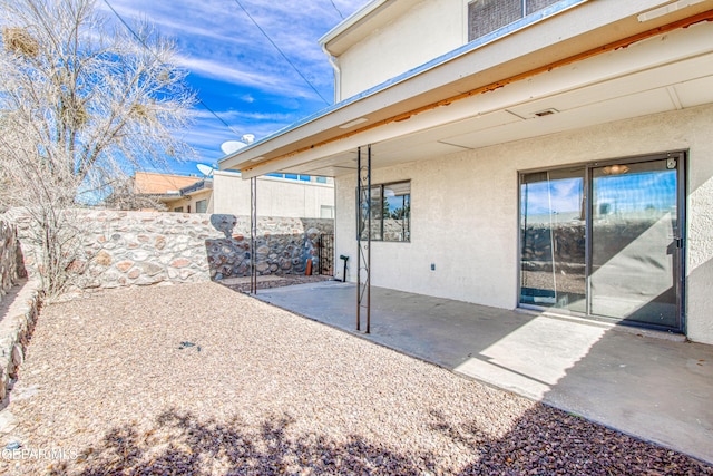 view of patio / terrace with a fenced backyard