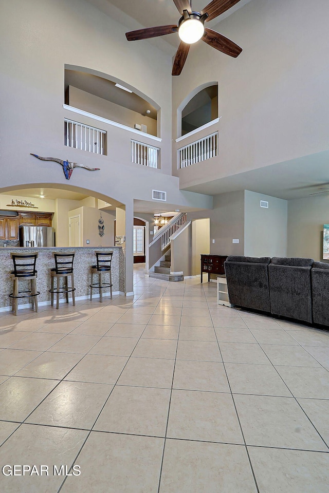 3537 Tierra Bahia Dr, El Paso, TX 79938 - common area featuring stairway and visible vents
