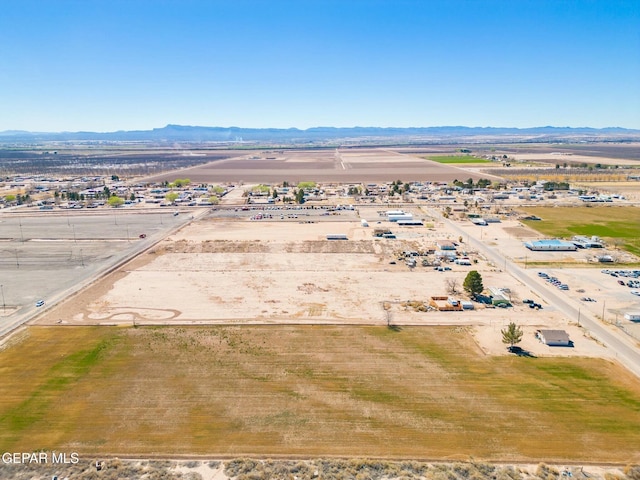 160 Indian Head Rd, Tornillo, TX 79853 - birds eye view of property with a mountain view