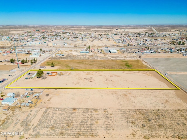 160 Indian Head Rd, Tornillo, TX 79853 - birds eye view of property with view of desert