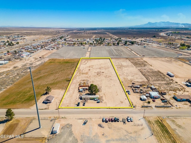160 Indian Head Rd, Tornillo, TX 79853 - aerial view with a mountain view