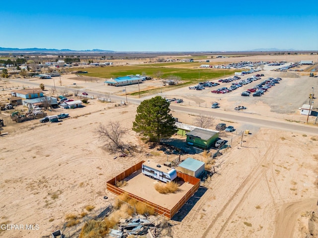 160 Indian Head Rd, Tornillo, TX 79853 - bird's eye view with a mountain view
