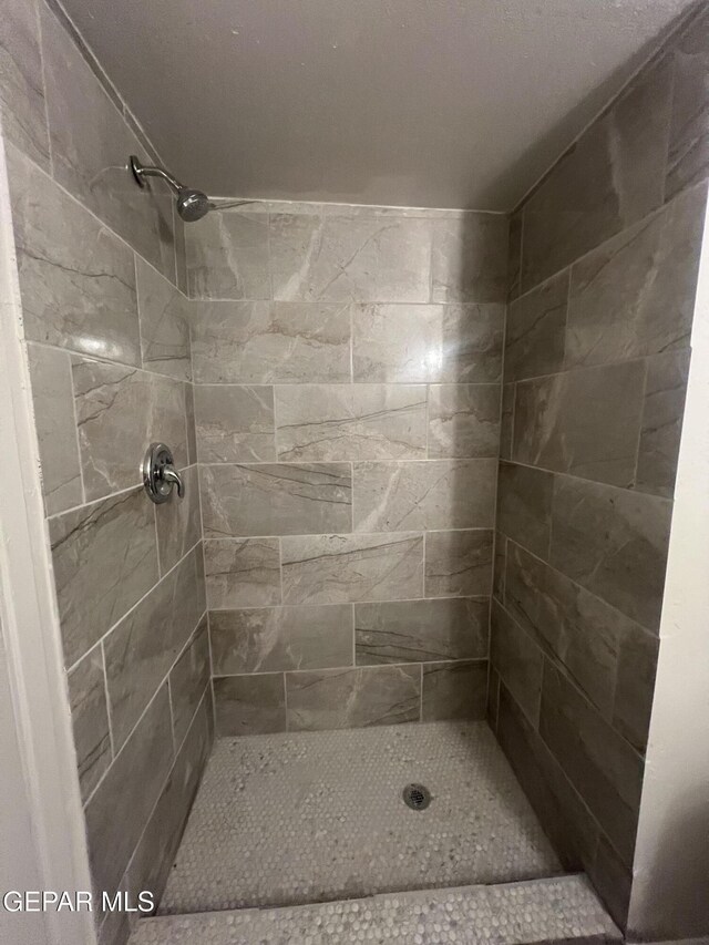 full bath with a tile shower