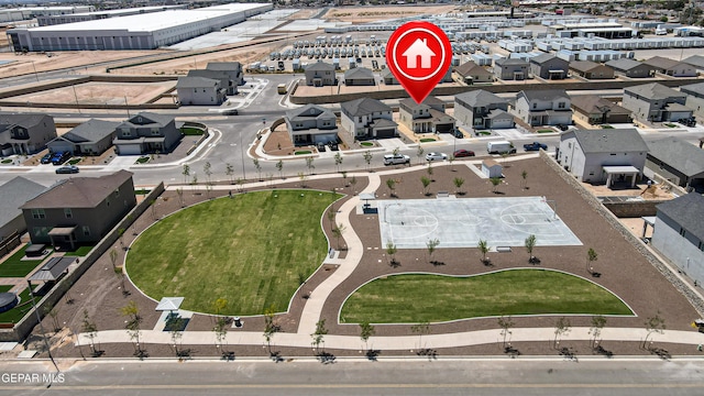 1653 Tony Harper St, El Paso, TX 79928 - aerial perspective of suburban area