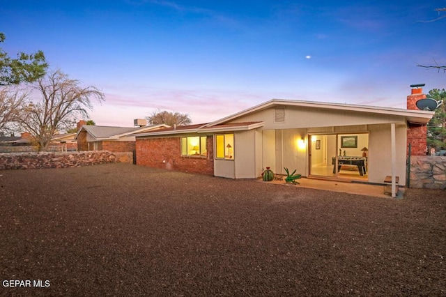 view of back of property