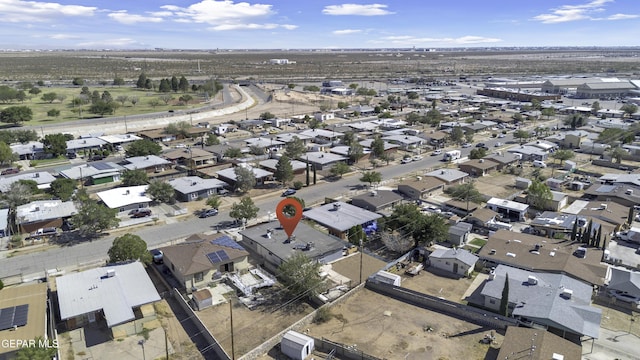 drone / aerial view featuring a residential view