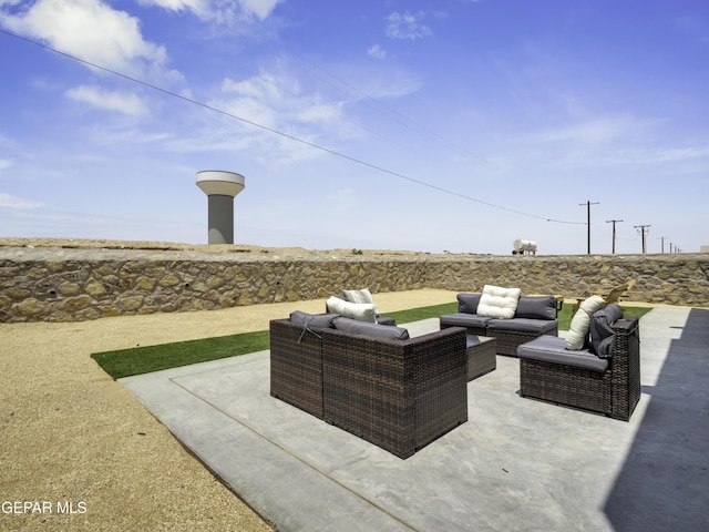 view of patio / terrace with outdoor lounge area