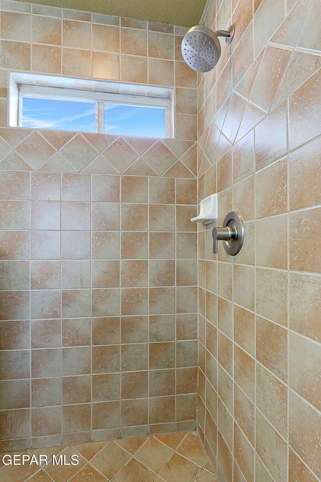 full bath featuring a tile shower