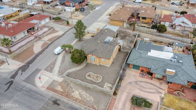 birds eye view of property featuring a residential view