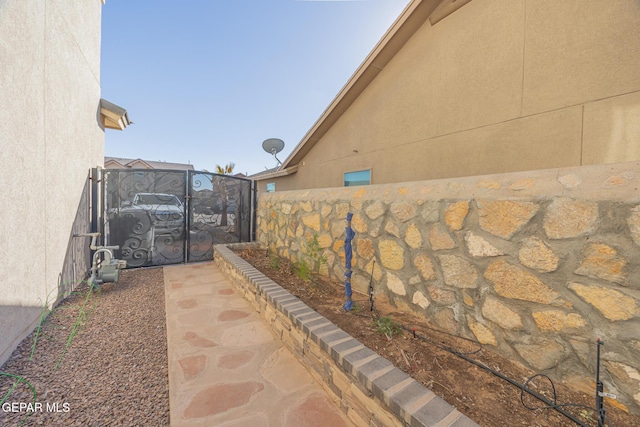 view of patio / terrace with fence