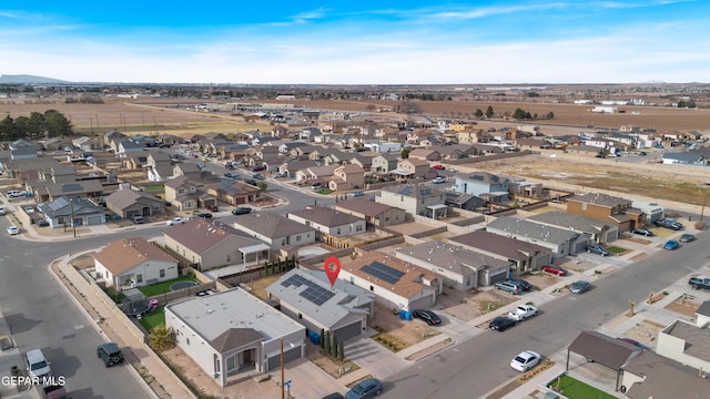 drone / aerial view featuring a residential view