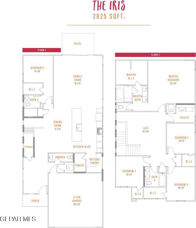 3840 Aspiration, El Paso, TX 79938 - view of property floor plan