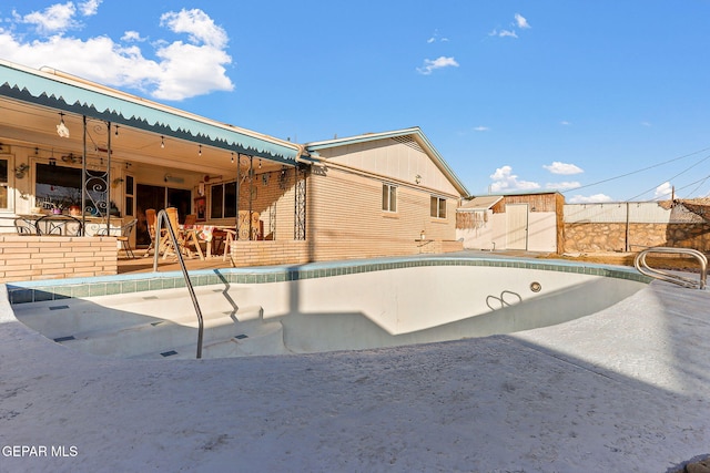 exterior space featuring a patio