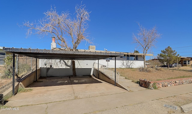 view of vehicle parking with driveway