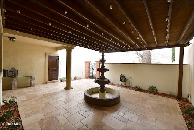 view of patio