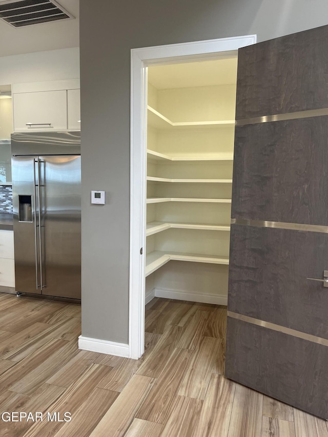 pantry featuring visible vents