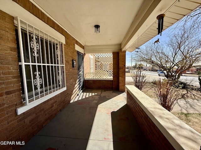 balcony with a porch