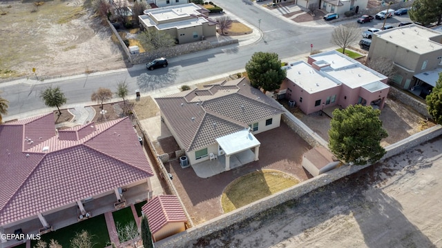 bird's eye view featuring a residential view