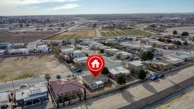 drone / aerial view featuring a residential view