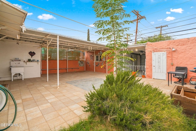 view of patio