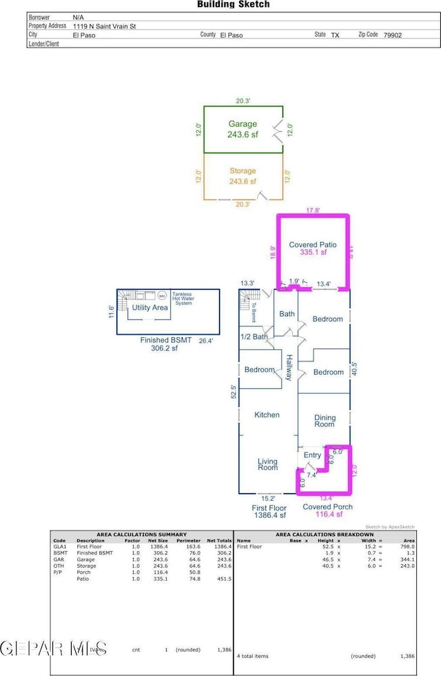 view of layout