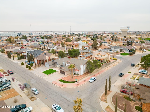 drone / aerial view featuring a residential view