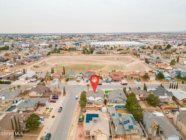 drone / aerial view featuring a residential view