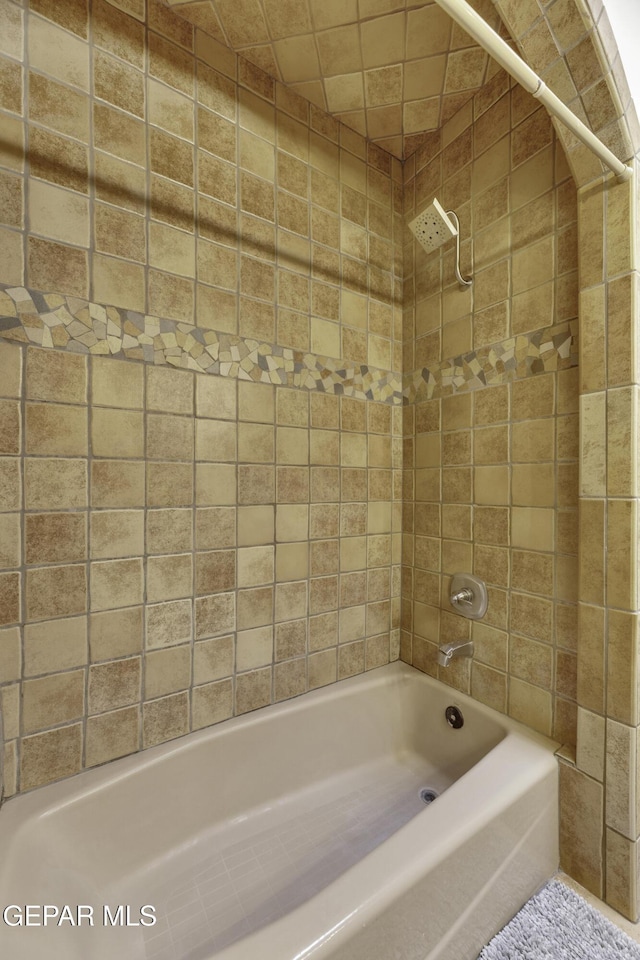 bathroom featuring bathtub / shower combination