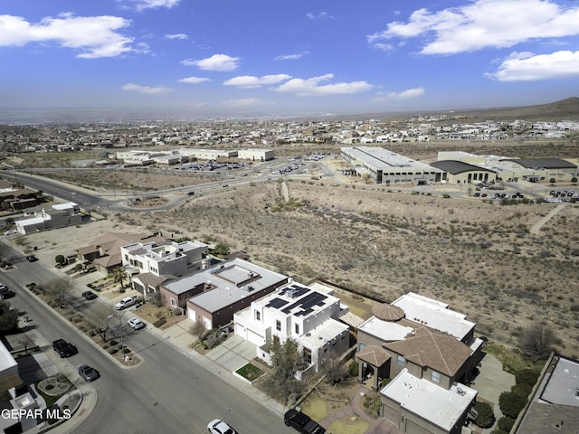 drone / aerial view featuring a residential view