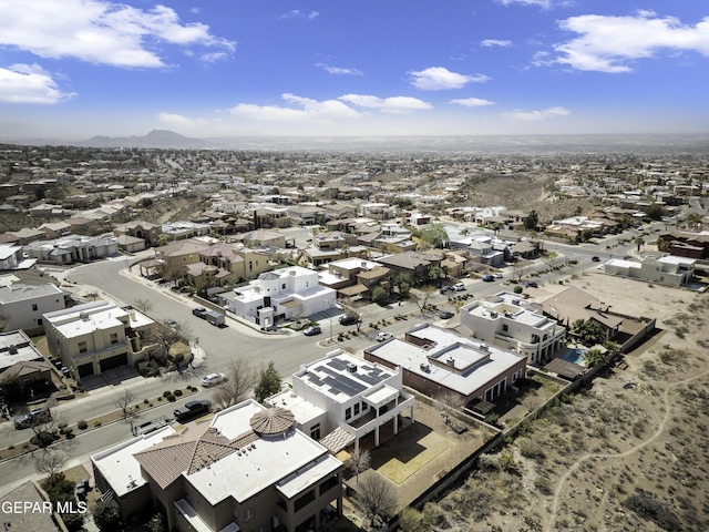 bird's eye view featuring a residential view