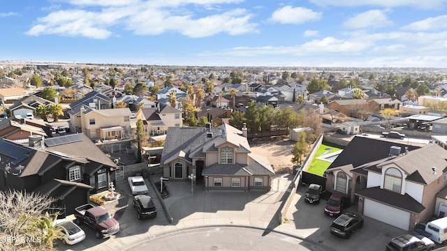 drone / aerial view featuring a residential view