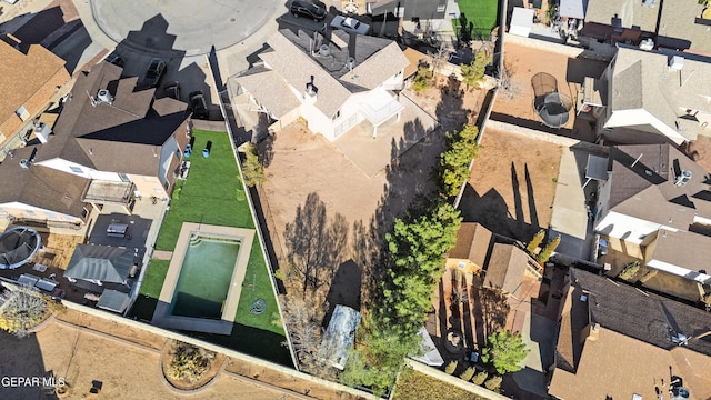 birds eye view of property featuring a residential view