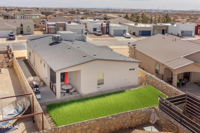 bird's eye view featuring a residential view