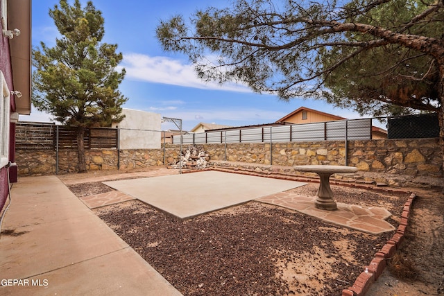 view of patio / terrace with fence